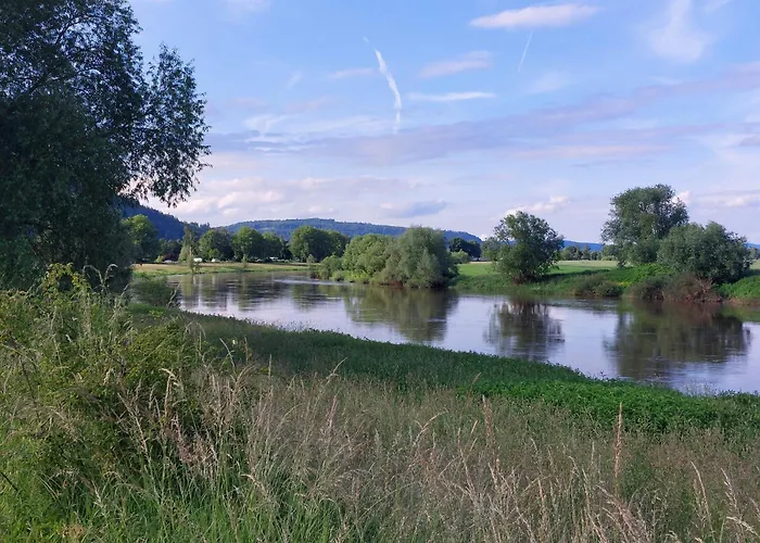 Ferienwohnung Mw 82M2 Hoexter Weserbergland An Der Weser 2 Terrassen Waesche Und Endreinigung